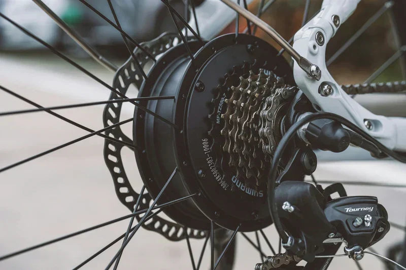 A close-up Ebike Motor